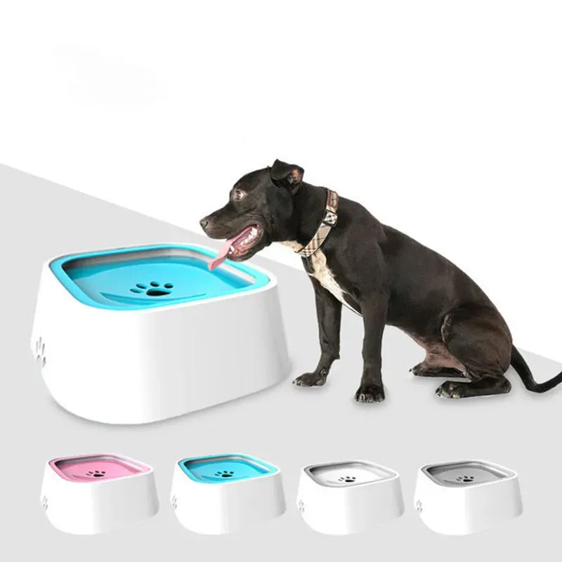 Anti-Overflow Dog Drinking Water Bowls