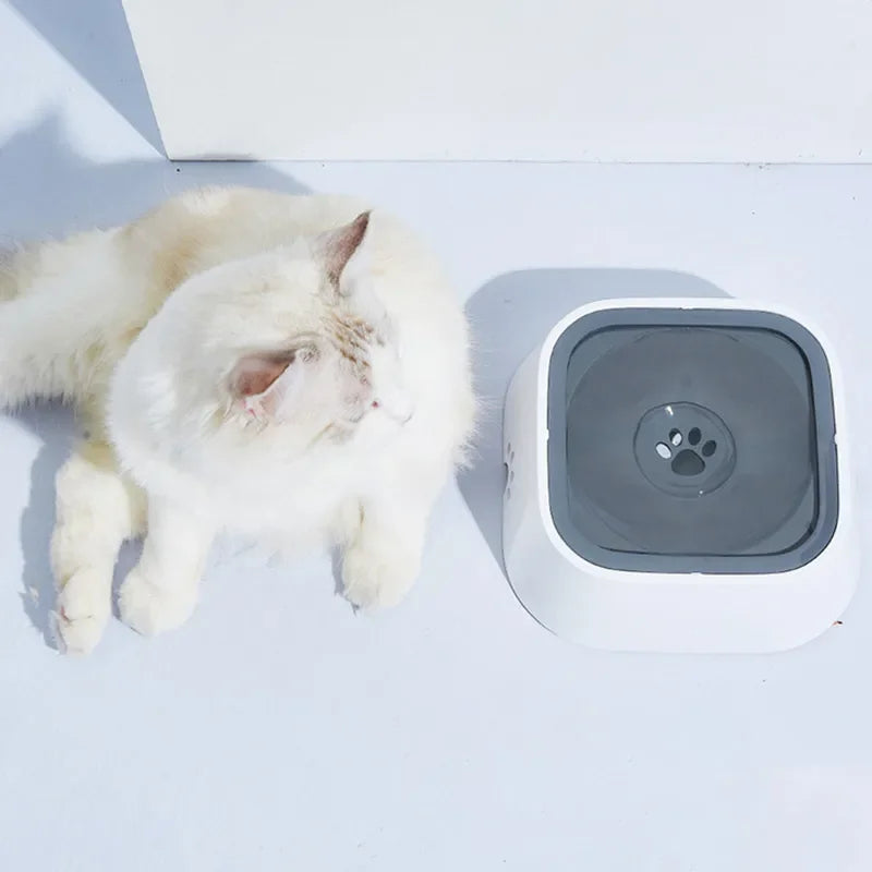 Anti-Overflow Dog Drinking Water Bowls
