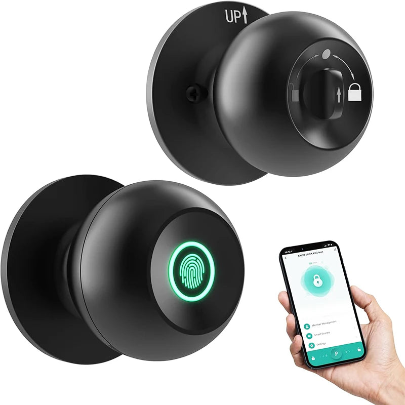 KemEgy SmartTouch™ 3-in-1 Fingerprint Door Lock with an Anti-theft function.