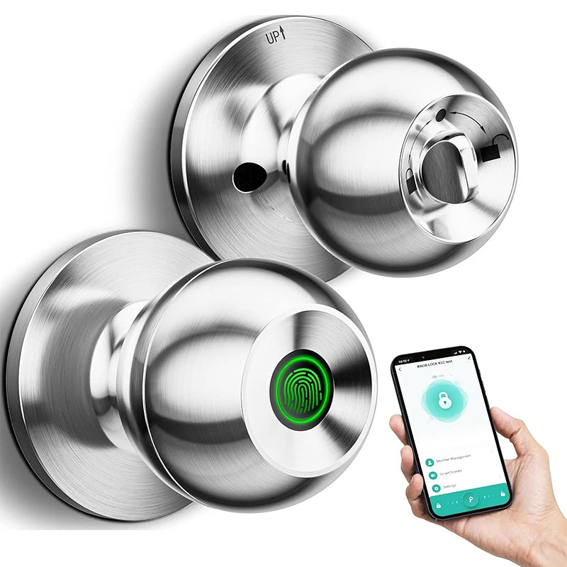KemEgy SmartTouch™ 3-in-1 Fingerprint Door Lock with an Anti-theft function.