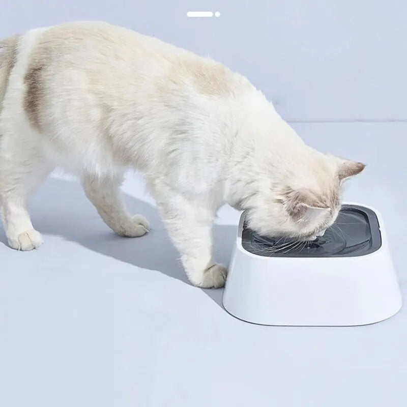 Anti-Overflow Dog Drinking Water Bowls
