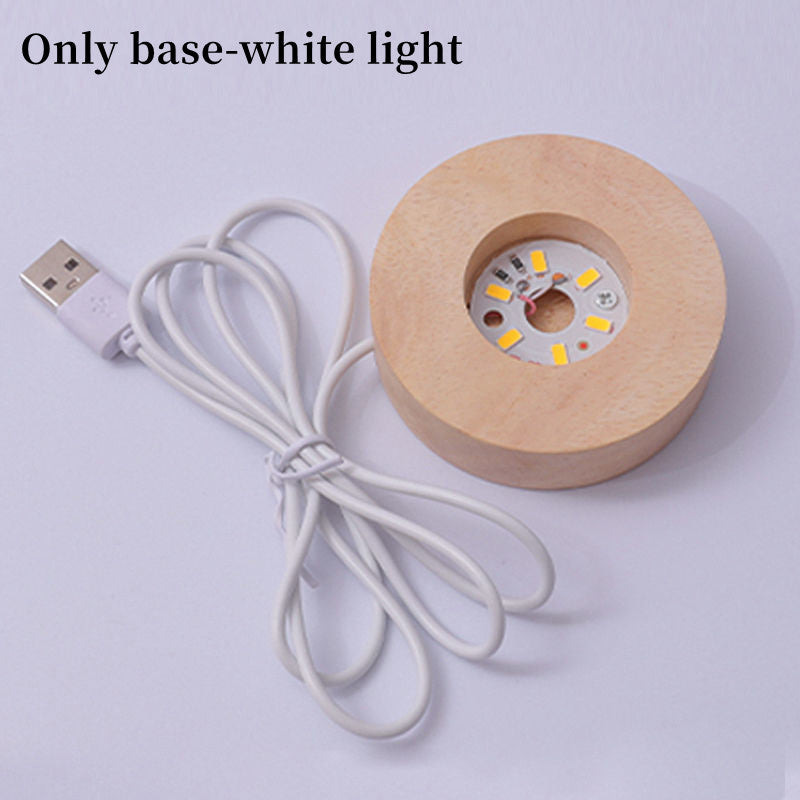 Crystal Ball Galaxy Night Light Decoration 3D Laser