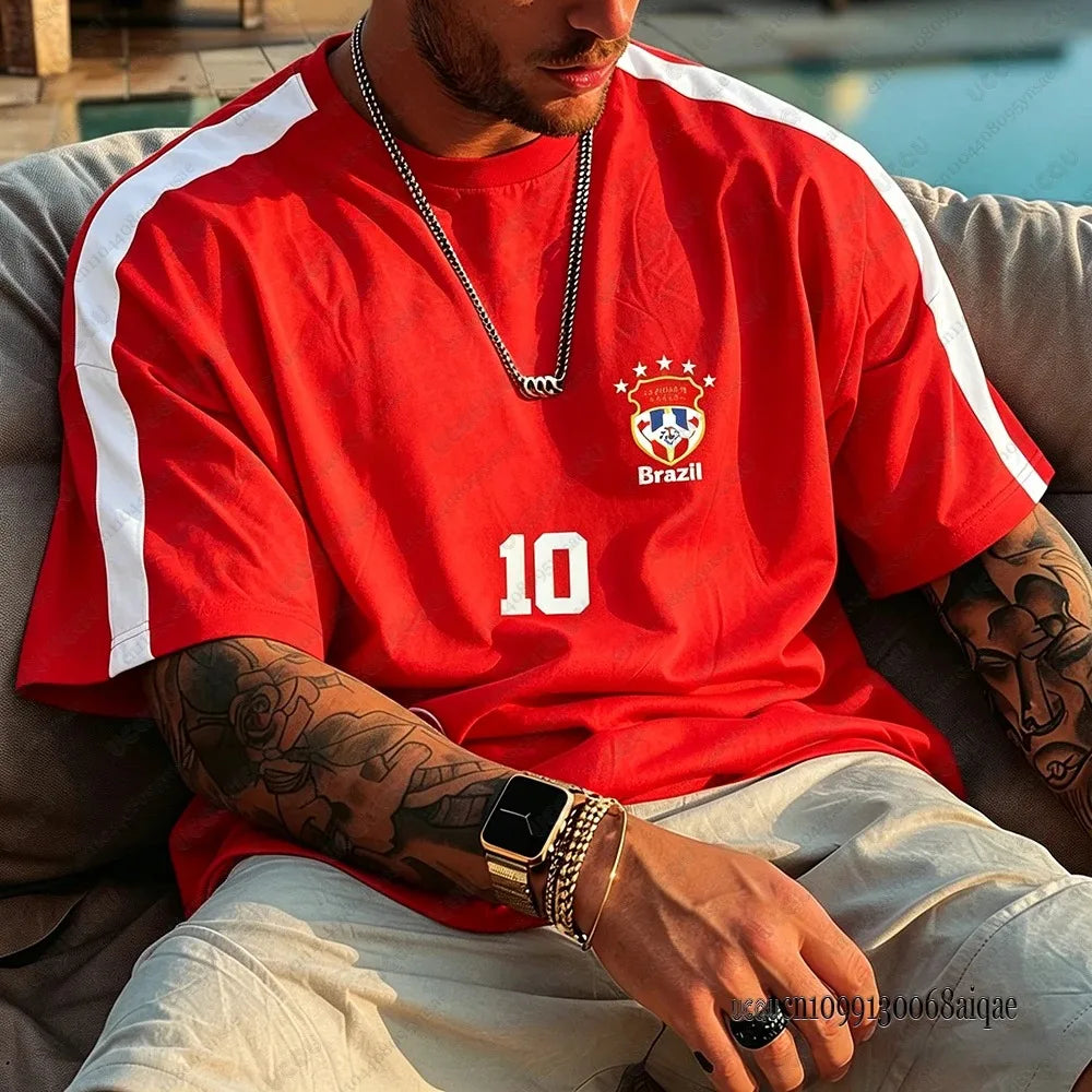 Summer New Football Jerseys For Men 2026 World Football Match Sports Tshirts